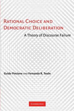 portada Rational Choice and Democratic Deliberation Paperback (en Inglés)