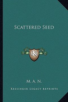 portada scattered seed (en Inglés)
