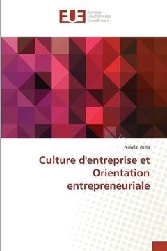 portada Culture d'entreprise et Orientation entrepreneuriale (Omn.Univ.Europ.) (French Edition)