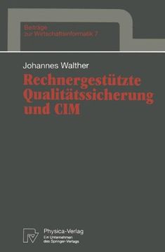 portada Rechnergestützte Qualitätssicherung und CIM (Beiträge zur Wirtschaftsinformatik)