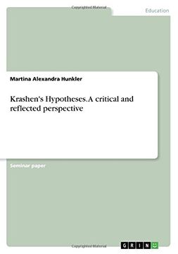 portada Krashen's Hypotheses. A critical and reflected perspective