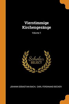 portada Vierstimmige Kirchengesänge; Volume 1 