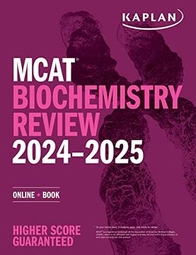 portada Mcat Biochemistry Review 2024-2025: Online + Book (Kaplan Test Prep) (en Inglés)