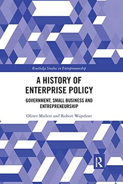 portada A History of Enterprise Policy (Routledge Studies in Entrepreneurship) (en Inglés)