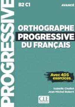 portada Orthographe Progressive Niveau Avance (B2/C1) - Livre + cd Nouvelle Couverture