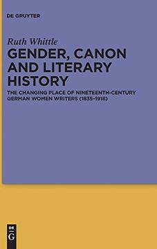 portada Gender, Canon and Literary History (in English)