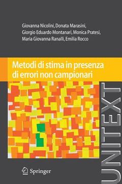 portada Metodi di Stima in Presenza di Errori non Campionari (en Italiano)