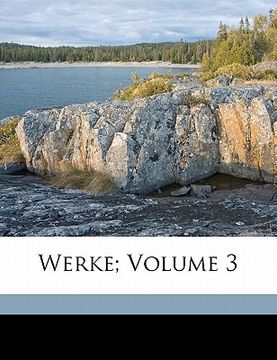 portada Werke; Volume 3 (en Alemán)
