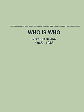 portada Who is who in British Guiana - 1945 - 1948 (en Inglés)