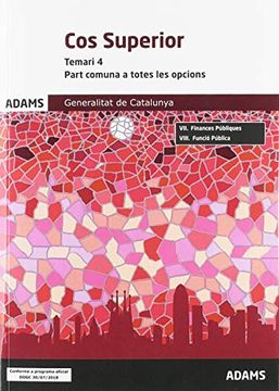 portada Temari 4 cos Superior Generalitat de Catalunya (Part Comuna a Totes les Opcions) (in Catalá)