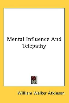 portada mental influence and telepathy (en Inglés)
