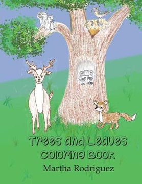 portada Trees & Leaves: Coloring Book (en Inglés)