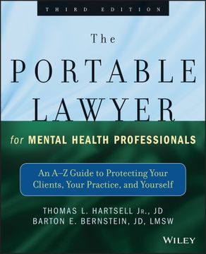 portada The Portable Lawyer For Mental Health Professionals: An A - Z Guide To Protecting Your Clients, Your Practice, And Yourself, 3Rd Edition