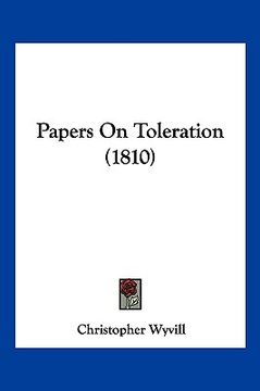 portada papers on toleration (1810) (en Inglés)