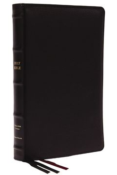 portada Kjv, Thinline Bible, Large Print, Premium Goatskin Leather, Black, Premier Collection, red Letter, Comfort Print: Holy Bible, King James Version 