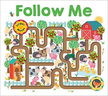 portada Maze Book: Follow Me (Finger Mazes)