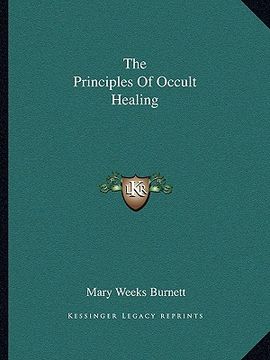 portada the principles of occult healing