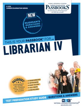 portada Librarian IV (C-2791): Passbooks Study Guide Volume 2791