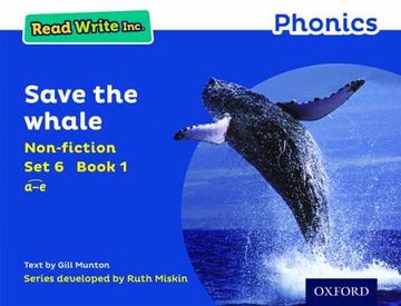 portada Read Write Inc. Phonics: Blue set 6 Non-Fiction 1 Save the Whale (en Inglés)
