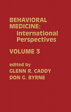 portada behavioral medicine: international perspectives, volume 3 (in English)