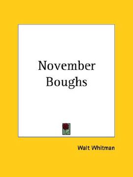 portada november boughs (en Inglés)