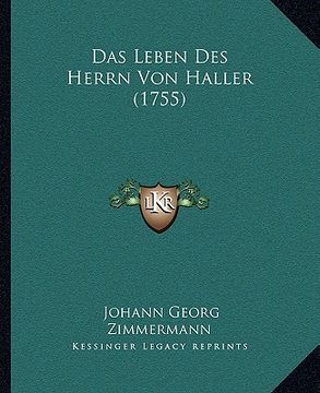 portada Das Leben Des Herrn Von Haller (1755) (in German)