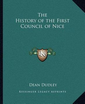 portada the history of the first council of nice