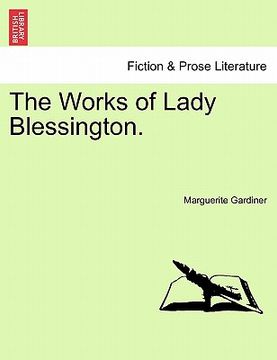 portada the works of lady blessington. (en Inglés)