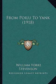 portada from poilu to yank (1918) (en Inglés)