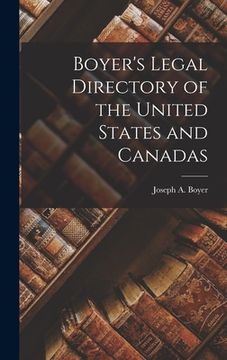 portada Boyer's Legal Directory of the United States and Canadas
