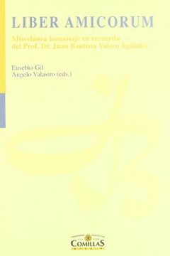 portada Liber amicorum: Miscelánea homenaje en recuerdo del Prof. Dr. Juan Bautista Valero Agúndez (Homenajes)