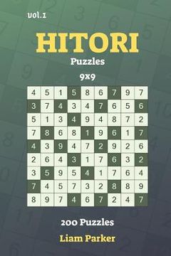 portada Hitori Puzzles - 200 Puzzles 9x9 vol.1 (en Inglés)