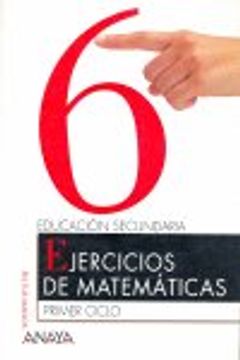 portada cuaderno matematicas 6 1ºciclo eso 2002