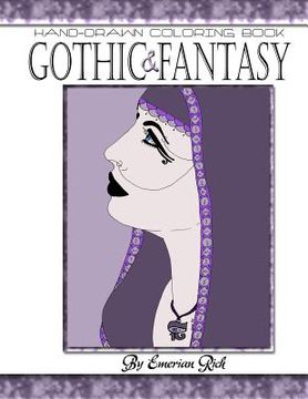 portada Gothic and Fantasy Adult Coloring Book (en Inglés)