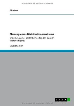 portada Planung eines Distributionszentrums (German Edition)