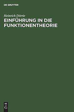 portada Einführung in die Funktionentheorie (en Alemán)