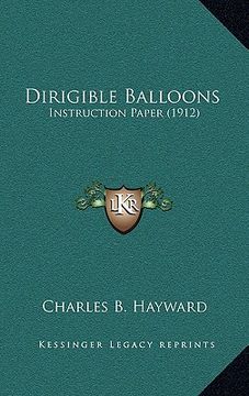 portada dirigible balloons: instruction paper (1912) (en Inglés)