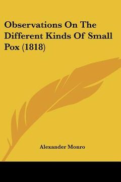 portada observations on the different kinds of small pox (1818) (in English)