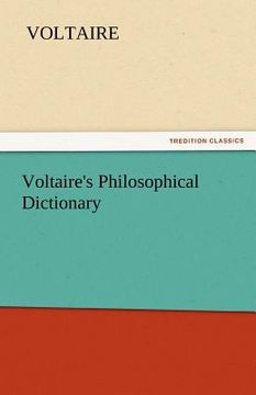 portada voltaire's philosophical dictionary (en Inglés)