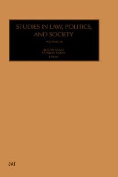 portada studies in law, politics and society: vol 26 (en Inglés)