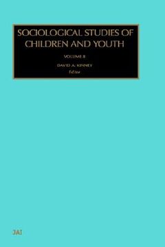 portada sociological studies of children and youth (en Inglés)