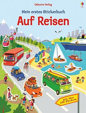 portada Mein Erstes Stickerbuch: Auf Reisen (en Alemán)