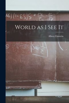 portada World as I See It (in English)