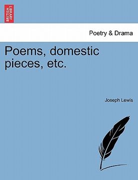 portada poems, domestic pieces, etc. (en Inglés)