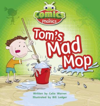 portada Bug Club Comics for Phonics Set 03 Pink A Tom's Mad Mop: Tom's Mad Mop