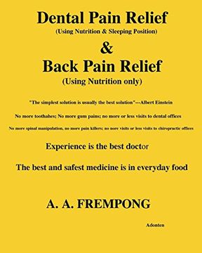 portada Dental Pain Relief & Back Pain Relief