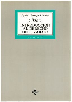 portada Introduccion al Derecho del Trabajo