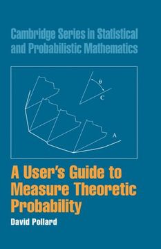 portada A User's Guide to Measure Theoretic Probability Hardback (Cambridge Series in Statistical and Probabilistic Mathematics) (in English)