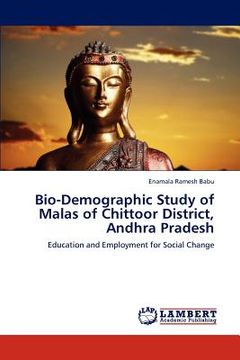 portada bio-demographic study of malas of chittoor district, andhra pradesh (in English)