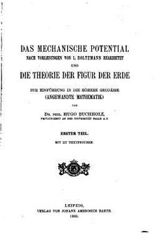 portada Das Mechanische Potential, Nach Vorlesungen Von L. Boltsmann Bearbeitet (en Alemán)